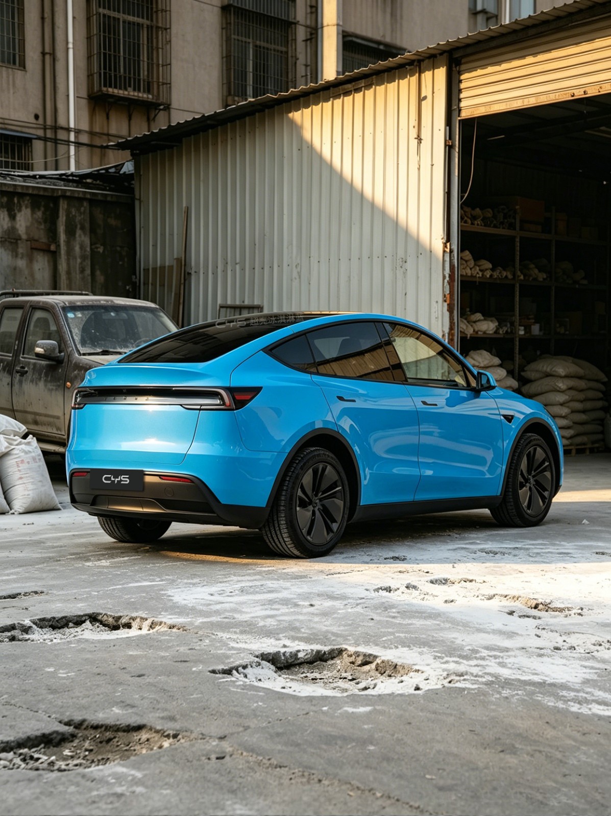 G106 超亮冰淇淋蓝 | Model Y