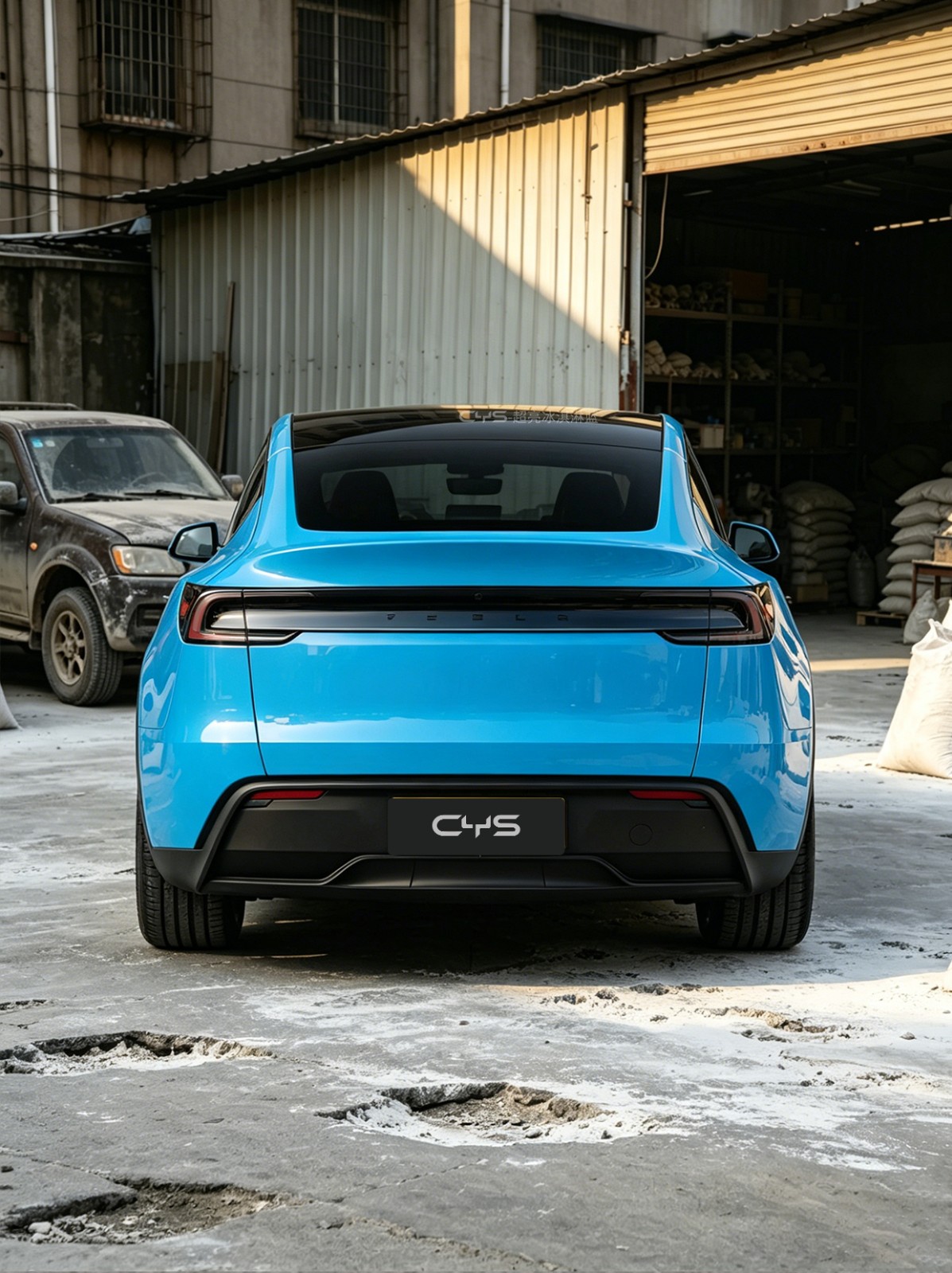 G106 超亮冰淇淋蓝 | Model Y