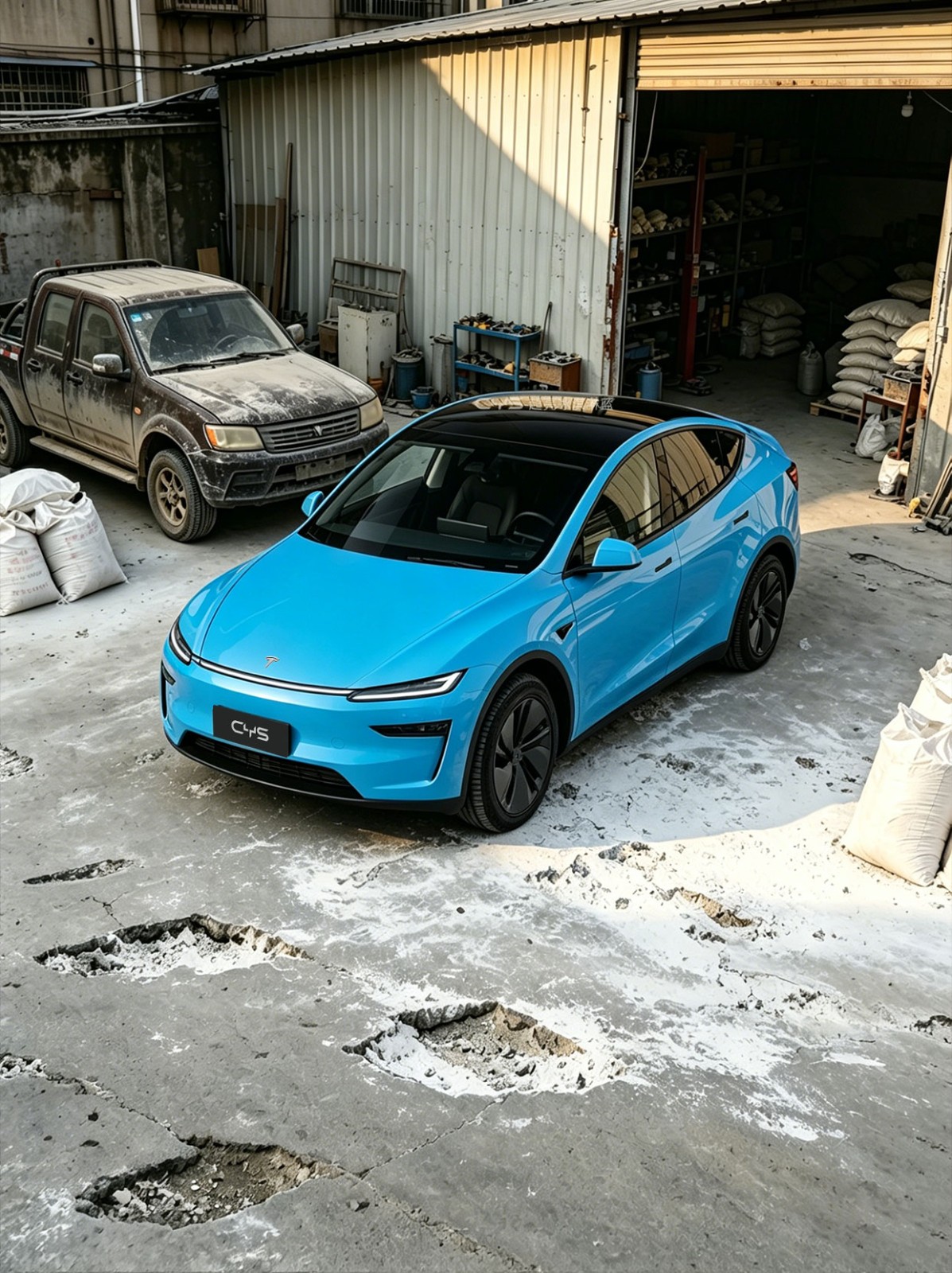 G106 超亮冰淇淋蓝 | Model Y